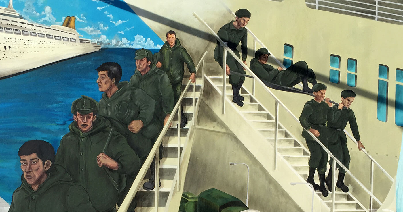 Mural N El Regreso De Malvinas Ciencia Al Viento